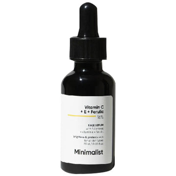 Minimalist Vitamin C +E +Ferulic 16% Face Serum Brightens & Protects Skin 20ml