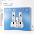 O3+ Professional Hydrate + Glow Facial Kit for Tan-Pigmented Skin Radiance – Shine