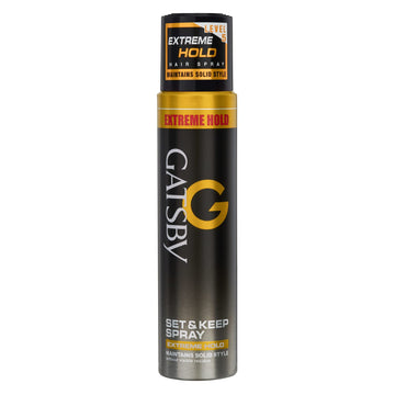 Gatsby Extreme Hold Set & Keep Spray Maintains Sold Style 250ml