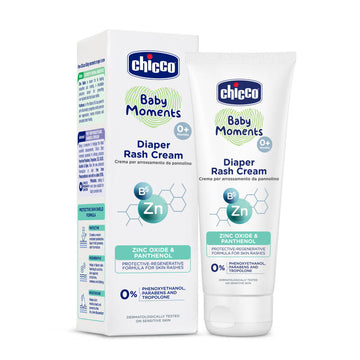 Chicco Baby Moments Diaper Rash Cream Zinc Oxide Panthenol 0% 100gm