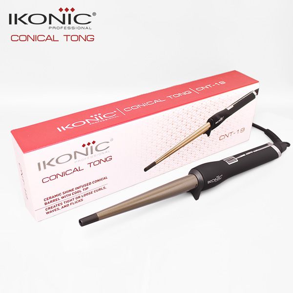 IKONIC Cnt-19 mm Curling Conical Tong - Black