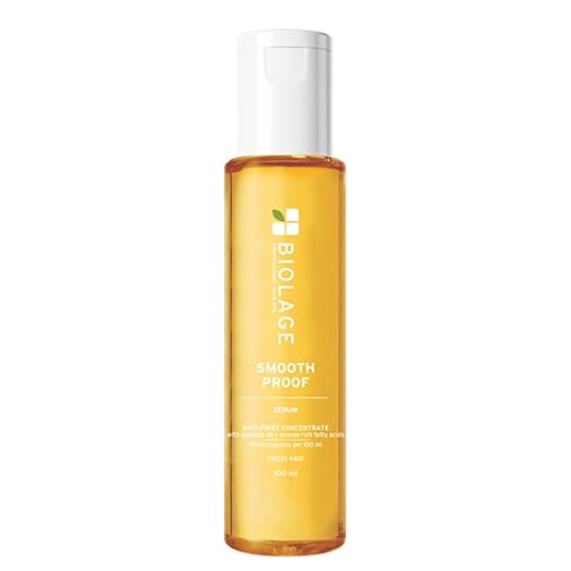 Biolage Smooth Proof 6-in-1 Hair Serum | Deep Smoothening With Avocado & Grape Seed Oil | Up to 72HR Frizz Control |For Women & Men | Vegan & Cruelty-Free