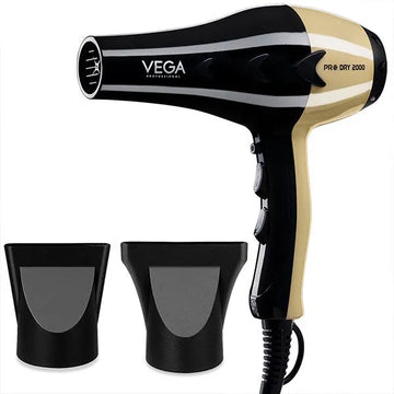 Vega PROFESSIONAL Pro Dry 2000-2200W Hair Dryer -Gold - VPVHD-04