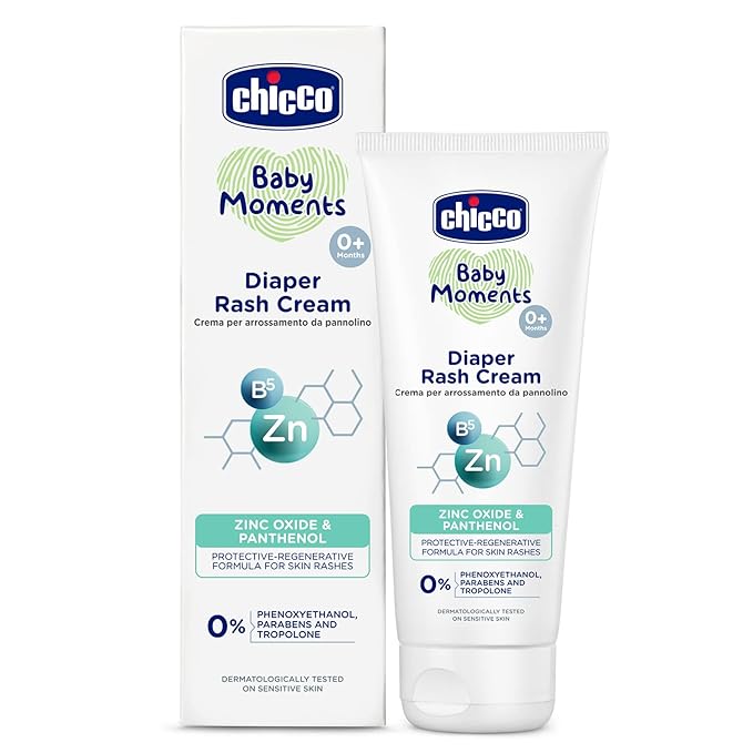 Chicco Baby Moments Diaper Rash Cream with Zinc Oxide & Vitamin B5 50g