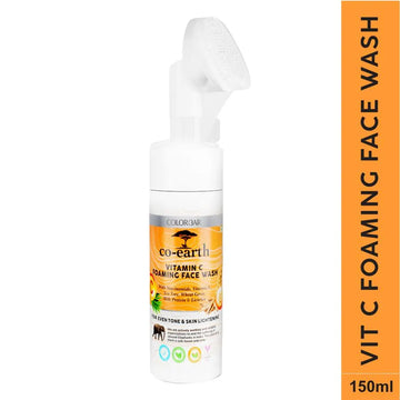 ColorBar Co-Earth Vitamin C Foaming Face Wash For Even Tone & Skin Lightening 150ml