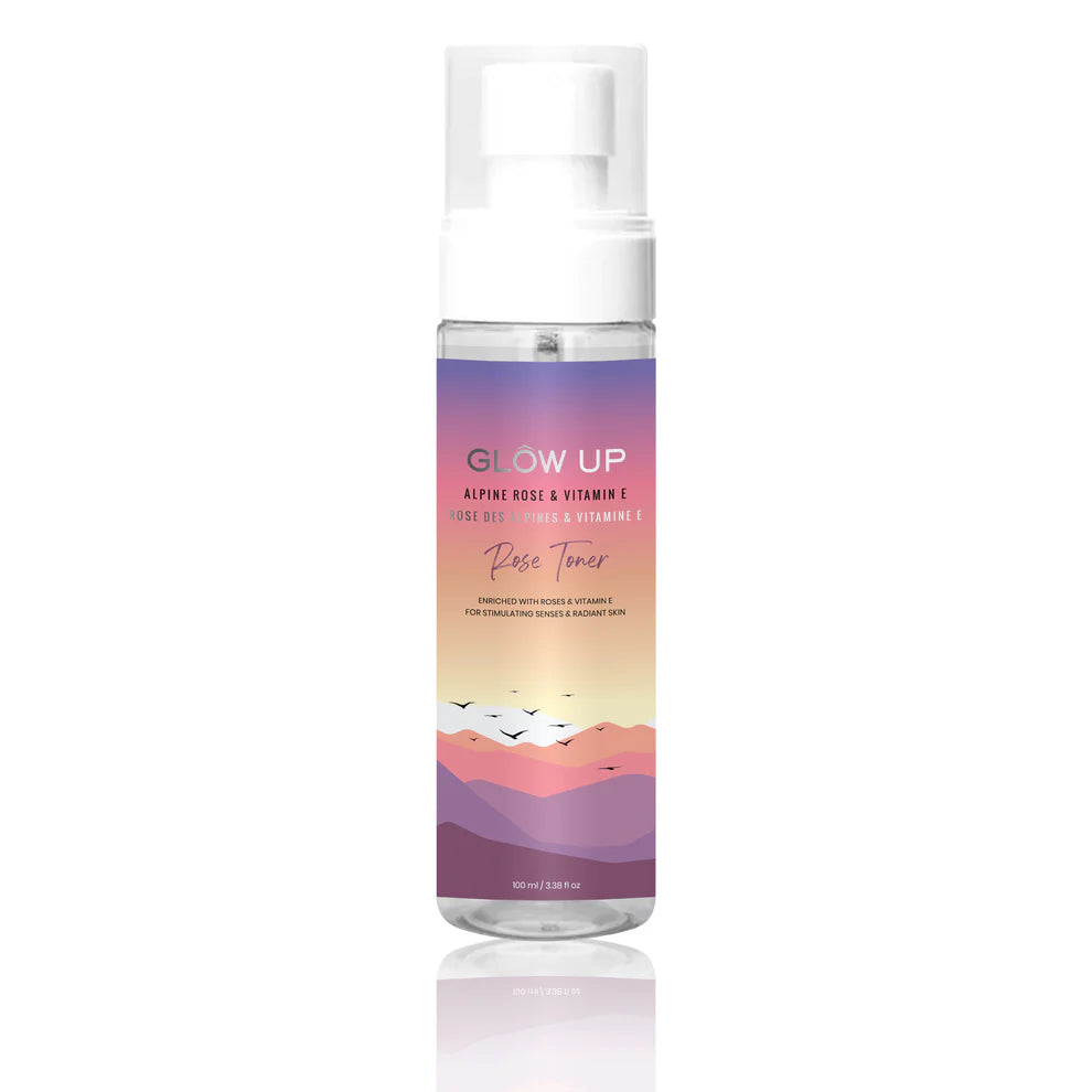 Glow Up ROSE TONER WITH ALPINE ROSES AND VITAMIN E - 100ml