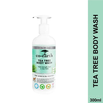 ColorBar Co-Earth Tea Tree Body Wash Nourishes Skin For Acne & Oil Control 300ml