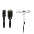 JRL PROFESSIONAL Forte Pro 2020H hair dryer set Hair dryer + 2 round brushes White