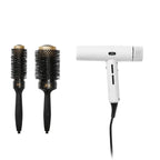 JRL PROFESSIONAL Forte Pro 2020H hair dryer set Hair dryer + 2 round brushes White