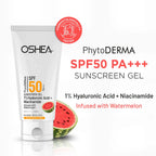 OSHEA HERBAL Hyaluronic Acid Sunscreen Gel SPF 50 for Dry and Dehydrated Skin 50ml