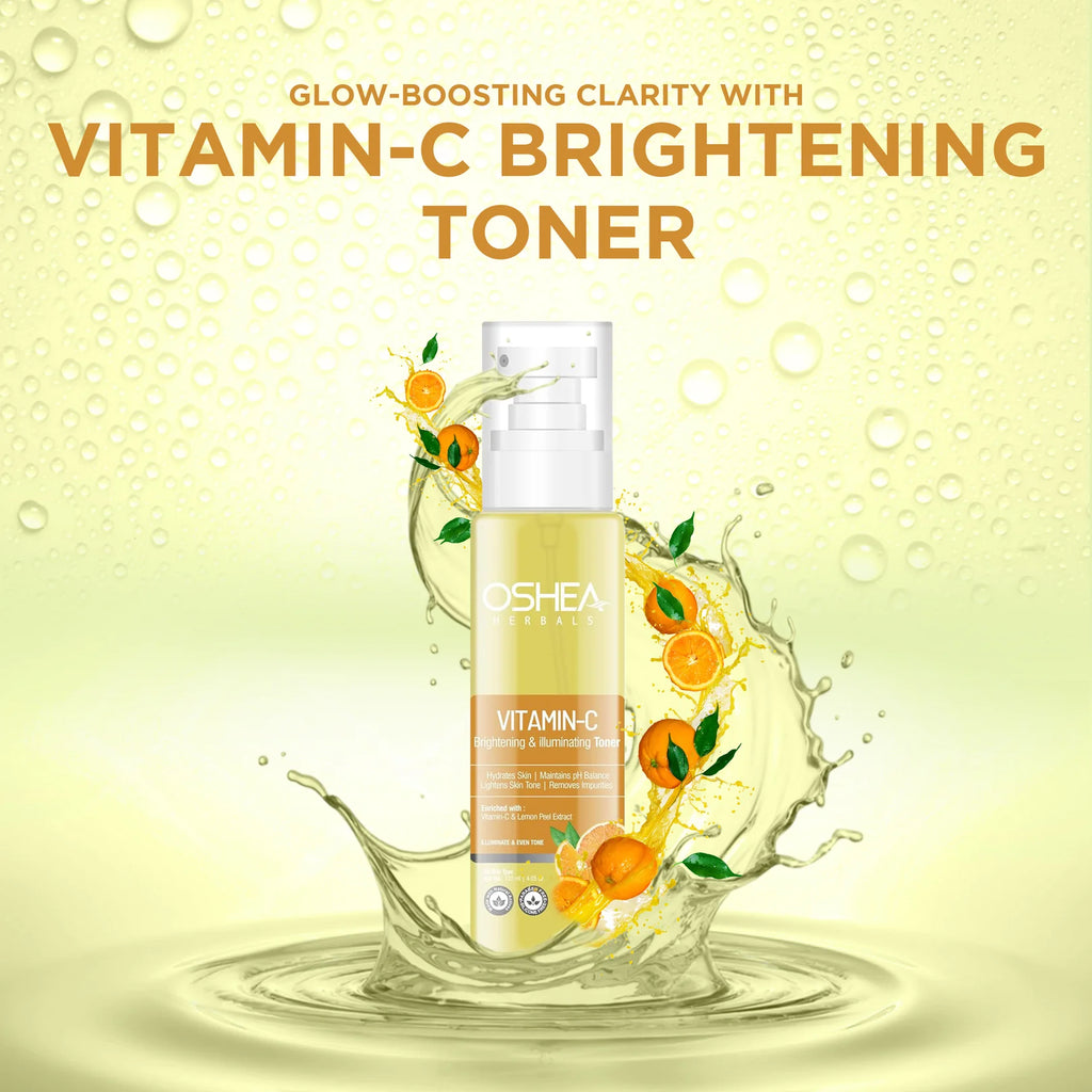 Oshea Herbals Vitamin-C Brightening & Illuminating Toner 120ml