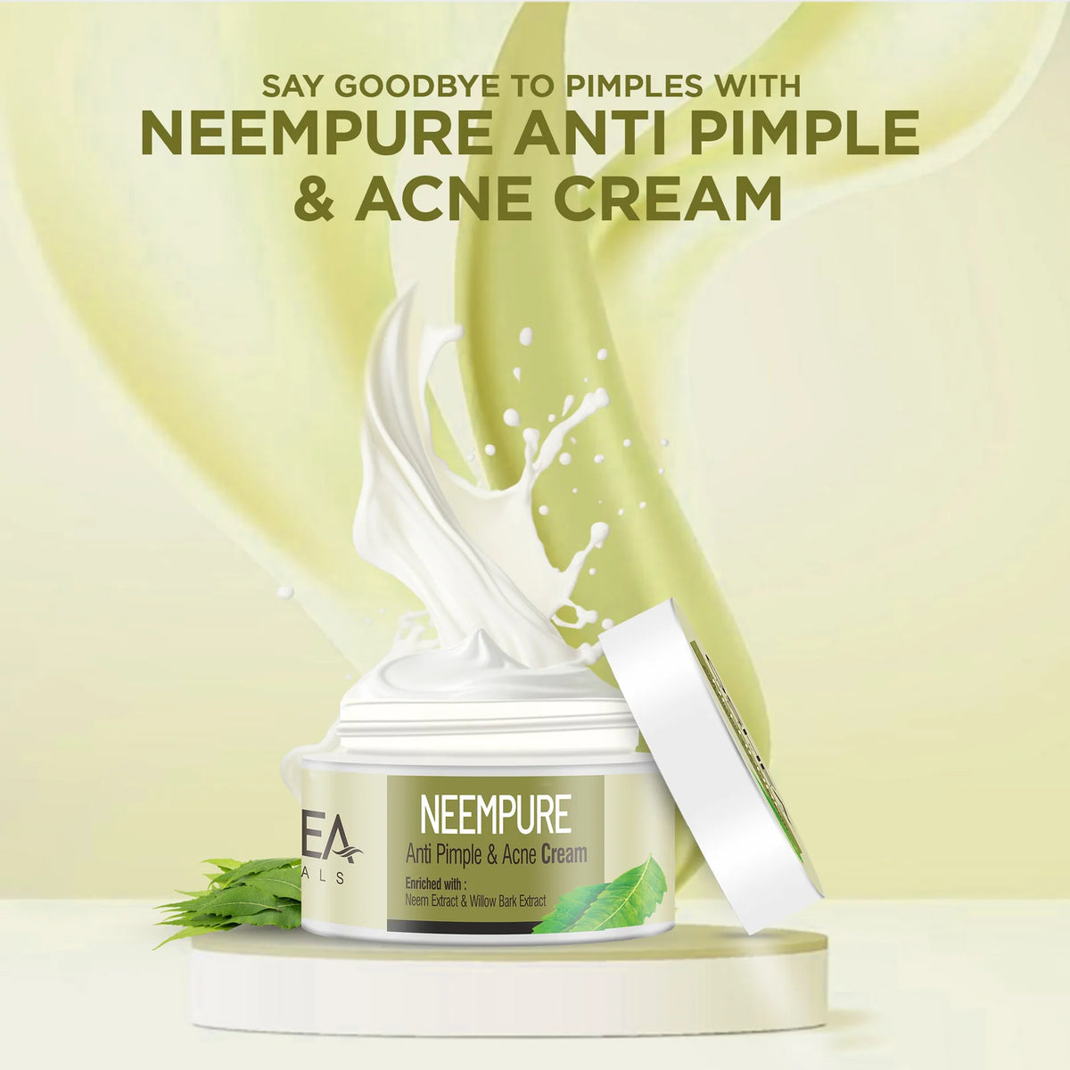 Oshea Herbals Neem Pure Anti Acne & Pimple Cream 50g
