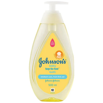 Johnson's Baby Top To Toe Bath Newborn Care From First Use 500ml