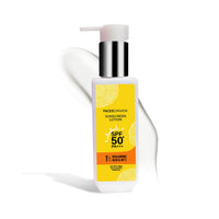 Faces Canada Sunscreen Lotion SPF50+ PA+++ 1% Hyaluronic Acid Vit-C 100ml