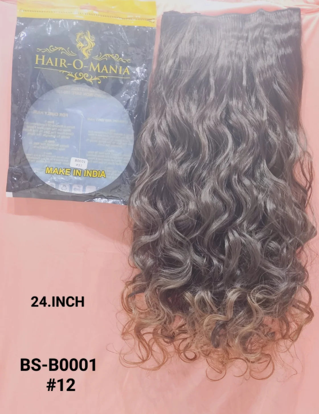 HAIR EXTENSIONS HAIR-O-MANIA B0001 #F4/12