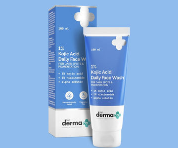 The Derma co 1% Kojic Acid Face Wash with Niacinamide & Alpha Arbutin For Dark Spots & Pigmentation - 100ml