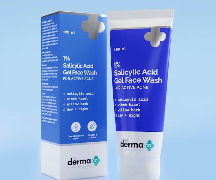 The Derma co 1% Salicylic Acid Gel Face Wash with Salicylic Acid & Witch Hazel - 100ml