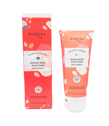 Mantra Indian Rose Face Wash With Vitamin C 100ml