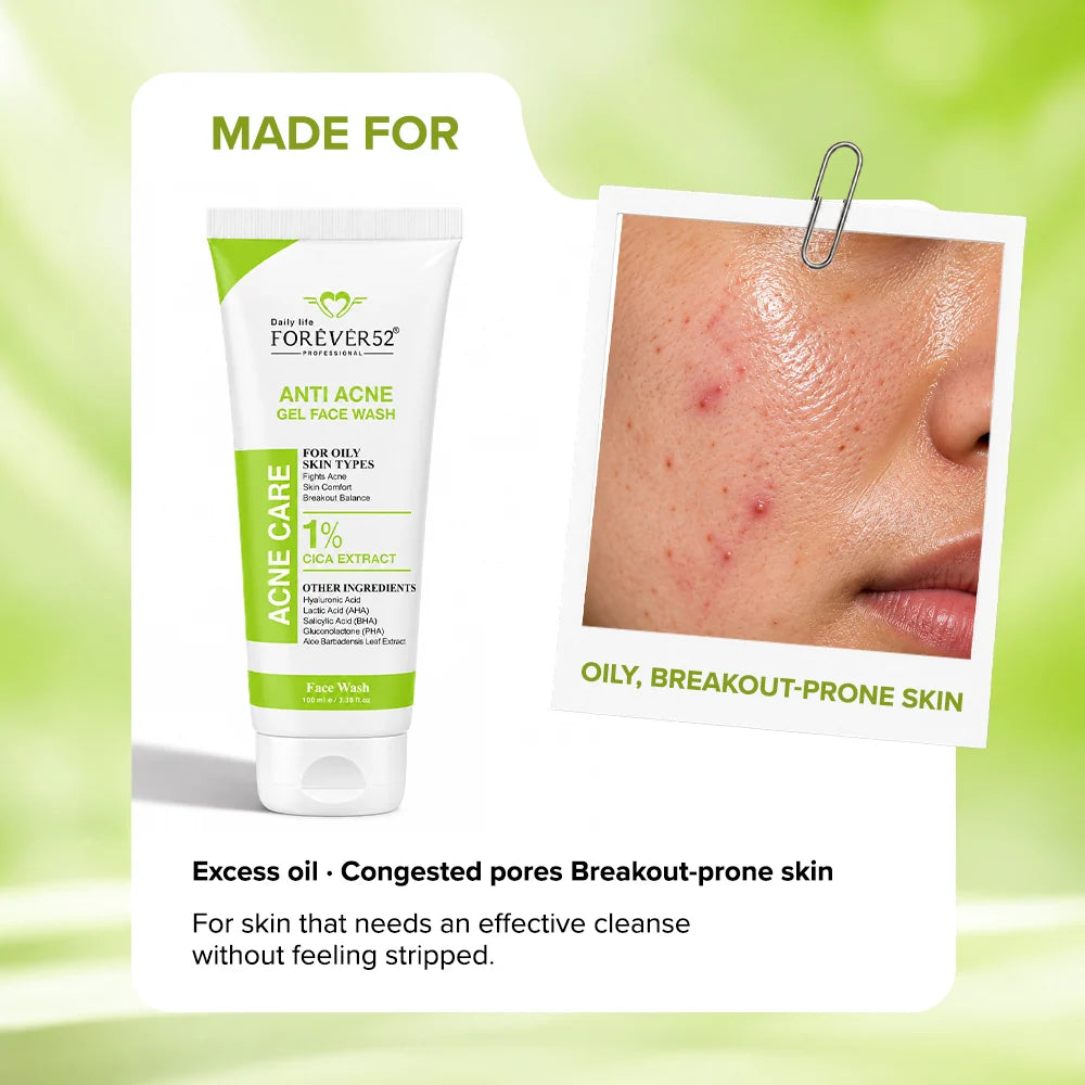 Daily Life Forever52 Acne Care Anti Acne Gel Face Wash 150ml FAA001