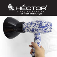 Hector Professional Diffuser For Hair Dryer|Attachment For Curly Wavy Natural Thick Hair To Build Volume|Diffuser For Blow Dryers