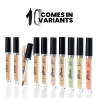 MARS Blossom liquid Concealer | Lightweight With Full Coverage | Highly Blendable Concealer for Face Makeup | Crease Resistant Formula (4.5 ml) (Light ivory)