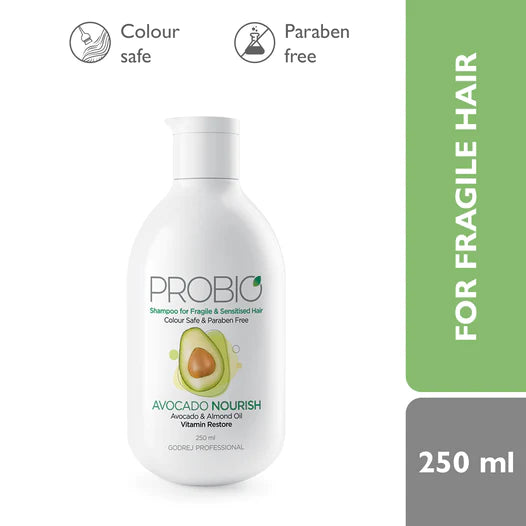 Godrej Professional Probio Avocado Nourish Shampoo (250ml)