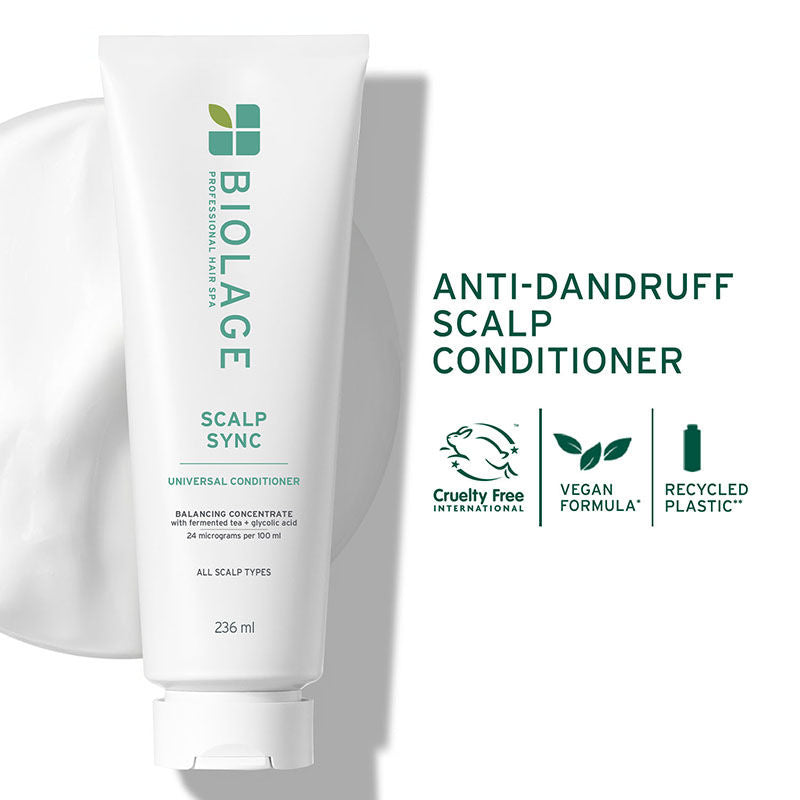Biolage Scalp Sync Universal Conditioner, Removes Visible Flakes in 1st Wash (236ml)