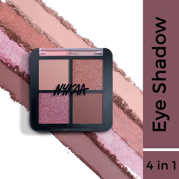 Nykaa Cosmetics Eyes On Me! 4 in 1 Quad Eyeshadow Palette - Birthday Bash (5G)