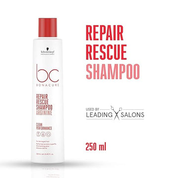 Schwarzkopf Professional Bonacure Repair Rescue Shampoo with Arginine, 250ml