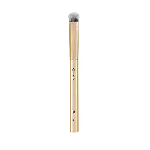 MARS Artist's Arsenal Flat Eyeshadow Brush 20GM |Soft,Synthetic Bristles and Metal Handle | Brush For Easy Application of Eyeshadow Golden BRE-02