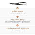 Dyson Airstrait™ Straightene| Dry & Straighten| Volumunious & Shiny Hair| Travel Friendly|Intelligent Heat Control|  (Bright Nickle / Bright Copper)
