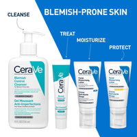 CeraVe Blemish Control Cleanser with 2% Salicylic Acid & Niacinamide for Acne Prone Skin, Controls Acne & Spots, Unclog Pores & Reduces Blemishes, 236ml (Made In France)