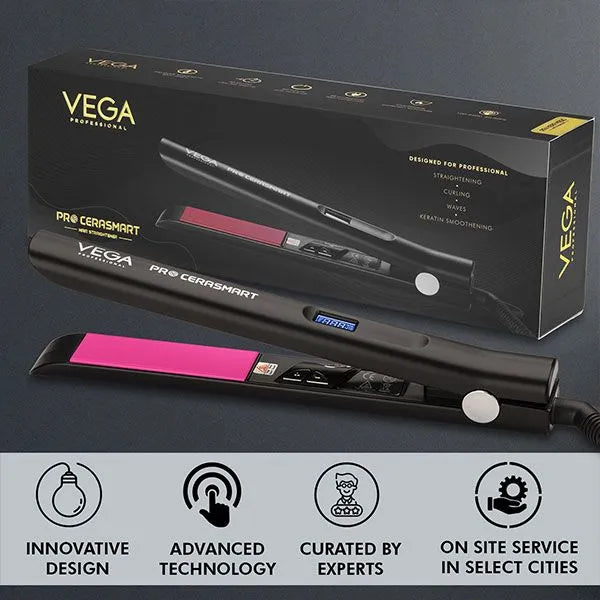 Vega Professional Pro Cera Smart Hair Straightener