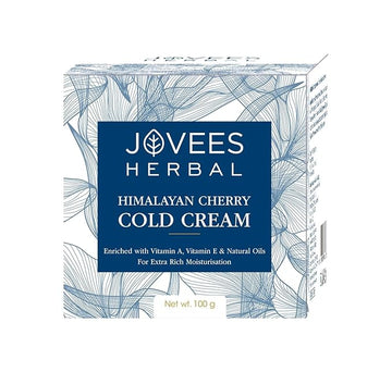 jovees Herbal Himalayan Cherry Cold Cream With Himalayan Cherry, Almond Oil & Olive Oil | For Dry, Dehydrated & Uneven Skin Tone 100g