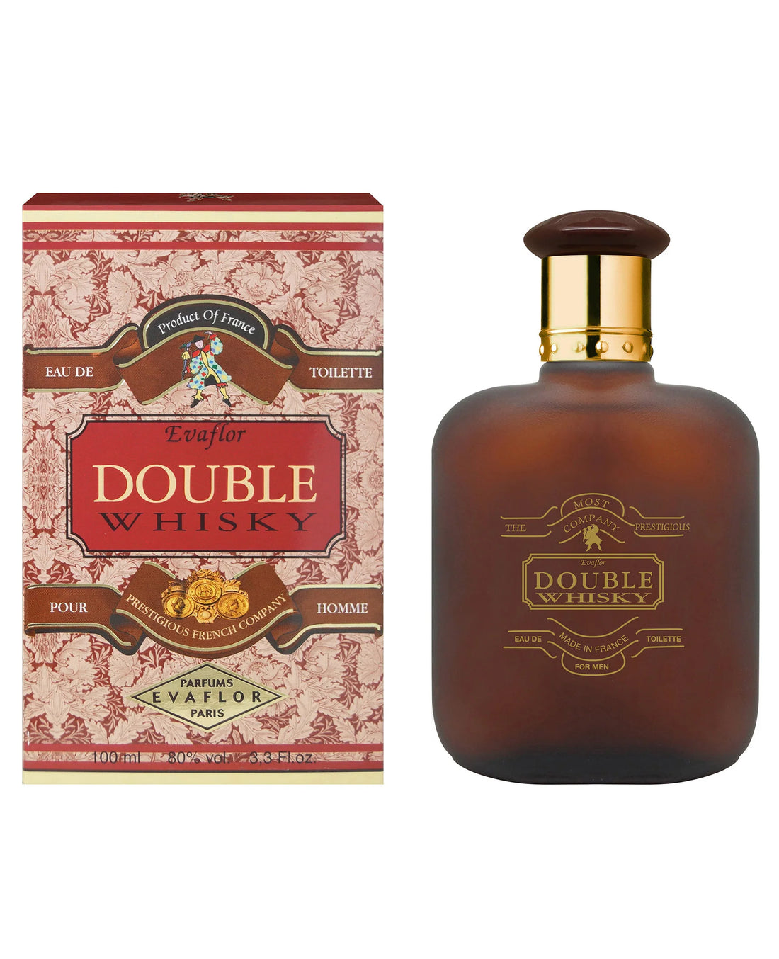 EVAFLOR PARIS WHISKY DOUBLE• Edp 100 ml • Men's Perfume