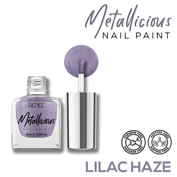 RENEE Metallicious Nail Paint 10ml Lilac Haze