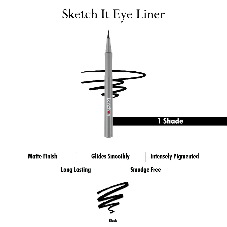 Lenphor Black Sketch Pen Eyeliner – Sketch It