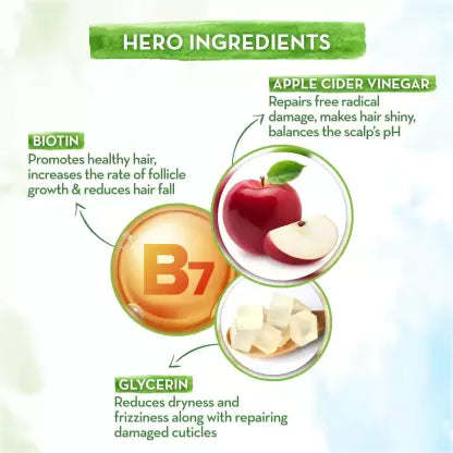 mamaearth Apple Cider Vinegar Shampoo with Organic Apple Cider