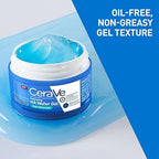 CeraVe HA Water Gel with Hyaluronic Acid, Ceramides & Niacinamide for Plumpy hydration Oil-free gel moisturizer 3 sec fast absorption Dermat recommended for Women & Men 25 ml