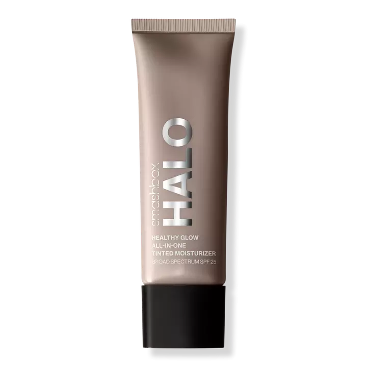 Smashbox Halo Healthy Glow All-in-one Tinted Moisturizer with Hyaluronic Acid, Niacinamide & SPF 25- Medium