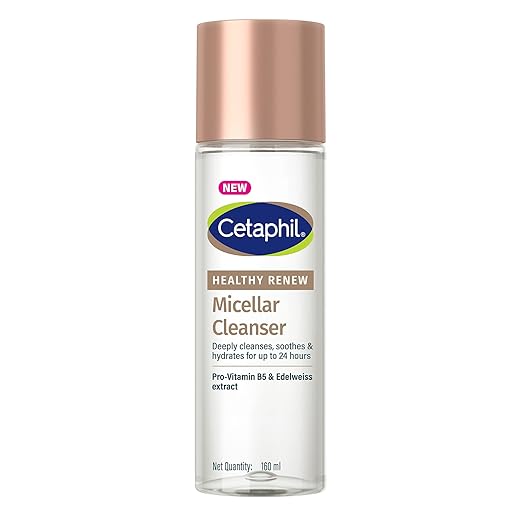Cetaphil Healthy Renew Micellar Cleanser, Triple Action Formula for Anti Aging Skincare Routine- 160ML