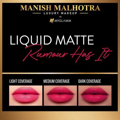 Manish Malhotra Beauty By MyGlamm Liquid Matte Lipstick 7gm