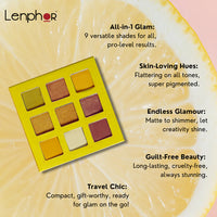 Lenphor 9 in1 Eye Shadow Palette Lemon Slice