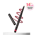 Nykaa GLAMOReyes Waterproof & Smudgeproof Colored Kajal Eyeliner Eye Pencil - Ruby (0.3g)