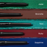 Nykaa GLAMOReyes Waterproof & Smudgeproof Colored Kajal Eyeliner Eye Pencil - Ruby (0.3g)