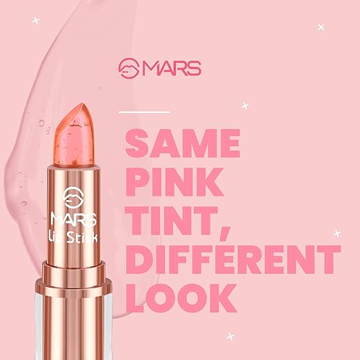 MARS Colour Changing Tinted Balm Lipstick | Hydrating & Moisturising Lip Balm for Women (3.6 g) (03-RED)