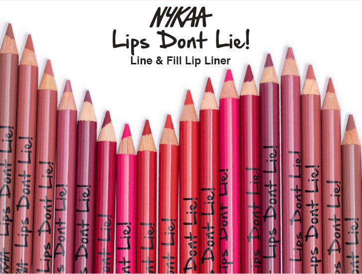 Nykaa Lips Don't Lie! Waterproof Line & Fill Lip Liner - Little Bad Girl 14 (1.14g)