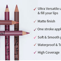 Nykaa Lips Don't Lie! Waterproof Line & Fill Lip Liner - Little Bad Girl 14 (1.14g)