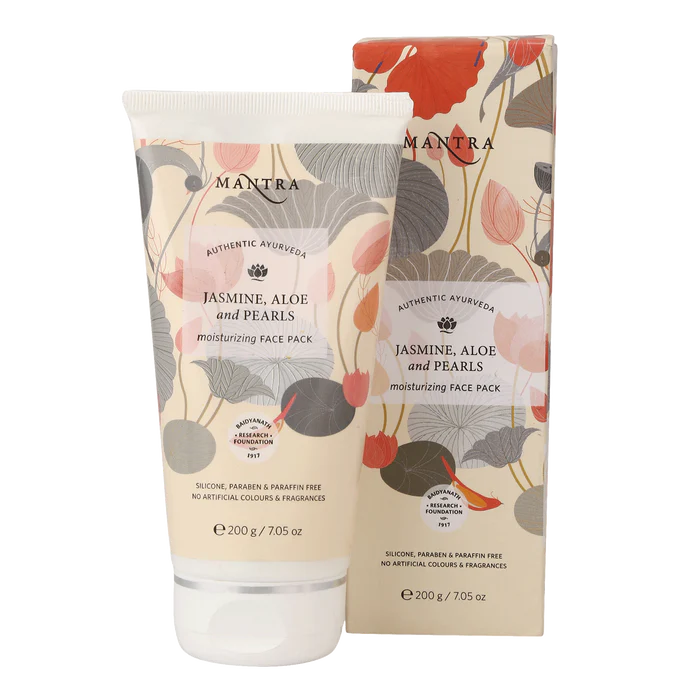 Mantra Jasmine Aloe and Pearls Moisturizing Face Pack 200g