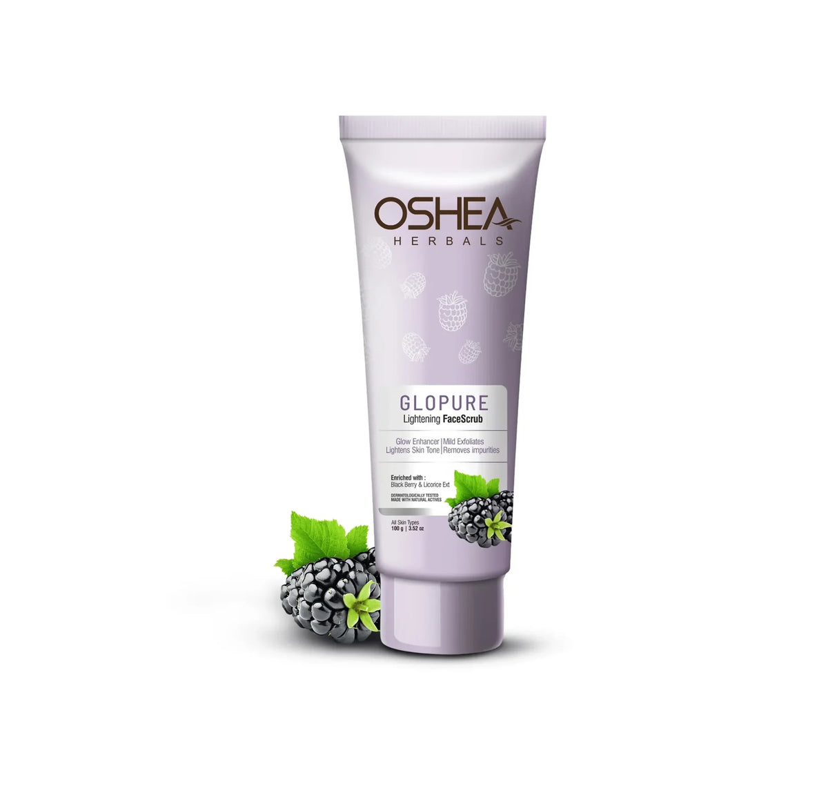 Oshea Herbals Glopure Lightening FaceScrub 100g
